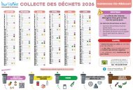 Cambronne-lès-Ribécourt - Calendrier de collecte 2026