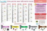 Thourotte - Calendrier de collecte 2026
